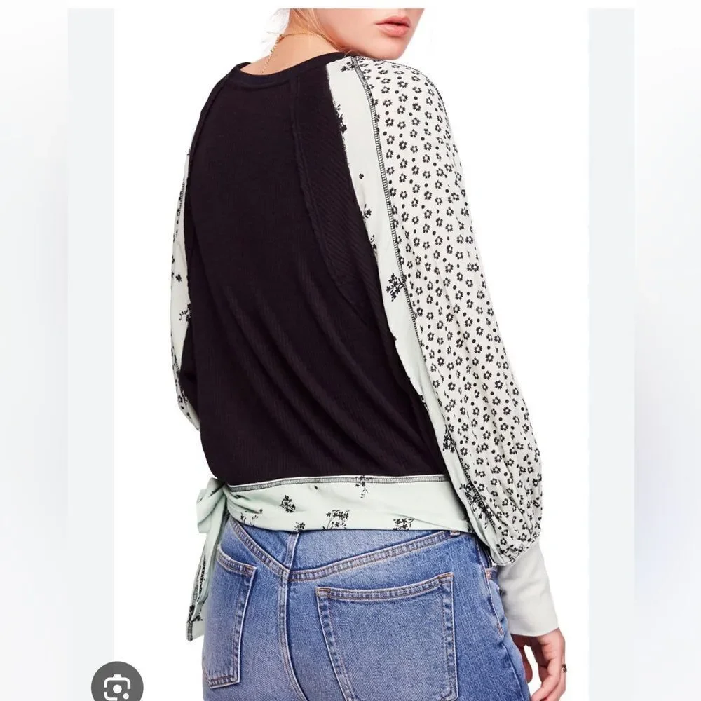 Free People Auxton Thermal Top Size Small